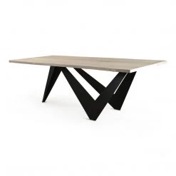MOES ORIGAMI LIVE-EDGE DINING TABLE