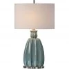 UTTERMOST Lighting ORITA SKY BLUE CERAMIC OVAL LAMP