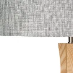 SURYA Lighting OSLO FLOOR LAMP: LIGHT GRAY