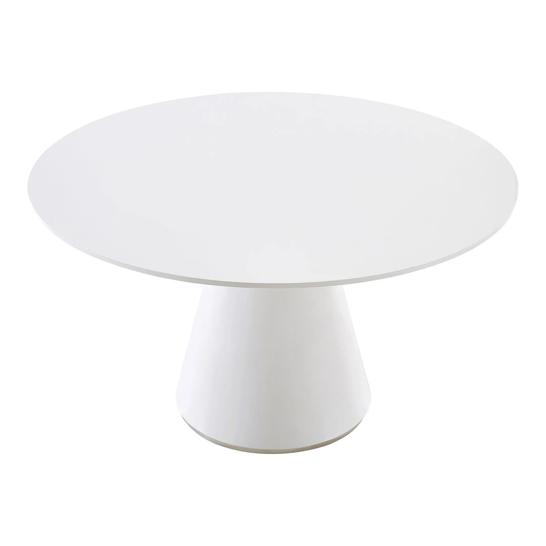 MOES OTAGO GLOSS WHITE LACQUER ROUND DINING TABLE Kitchen + Dining 5 MOES OTAGO GLOSS WHITE LACQUER ROUND DINING TABLE Kitchen + Dining