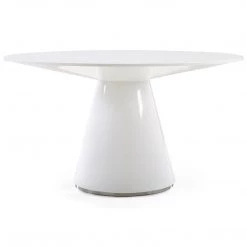 MOES OTAGO GLOSS WHITE LACQUER ROUND DINING TABLE Kitchen + Dining 9 MOES OTAGO GLOSS WHITE LACQUER ROUND DINING TABLE Kitchen + Dining