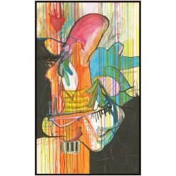 L ART Wall Art "OVER UNDER" CANVAS ART