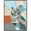 L ART Wall Art "OWL IN THE DAY" CANVAS ART