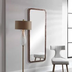 UTTERMOST Mirrors OXIDIZED COPPER RAW EDGE TALL MIRROR