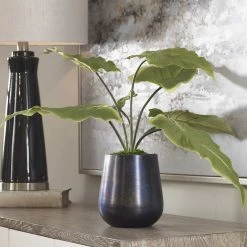 UTTERMOST OXIDIZED METAL PLANTER CALLA ACCENT