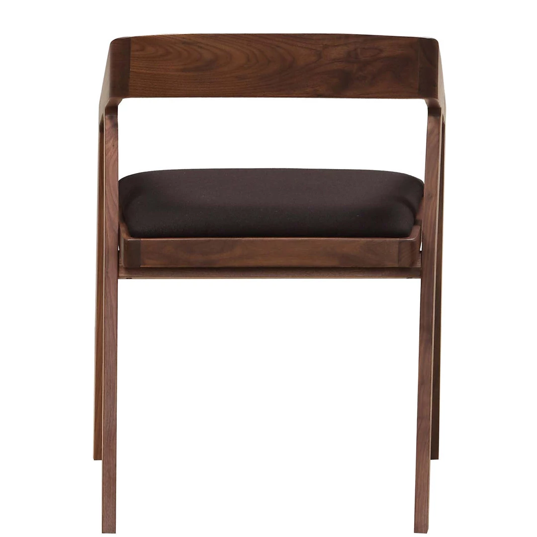 MOES PADMA WALNUT + BLACK DINING CHAIR Furniture 3 MOES PADMA WALNUT + BLACK DINING CHAIR Furniture