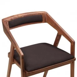 MOES PADMA WALNUT + BLACK DINING CHAIR Furniture 8 MOES PADMA WALNUT + BLACK DINING CHAIR Furniture