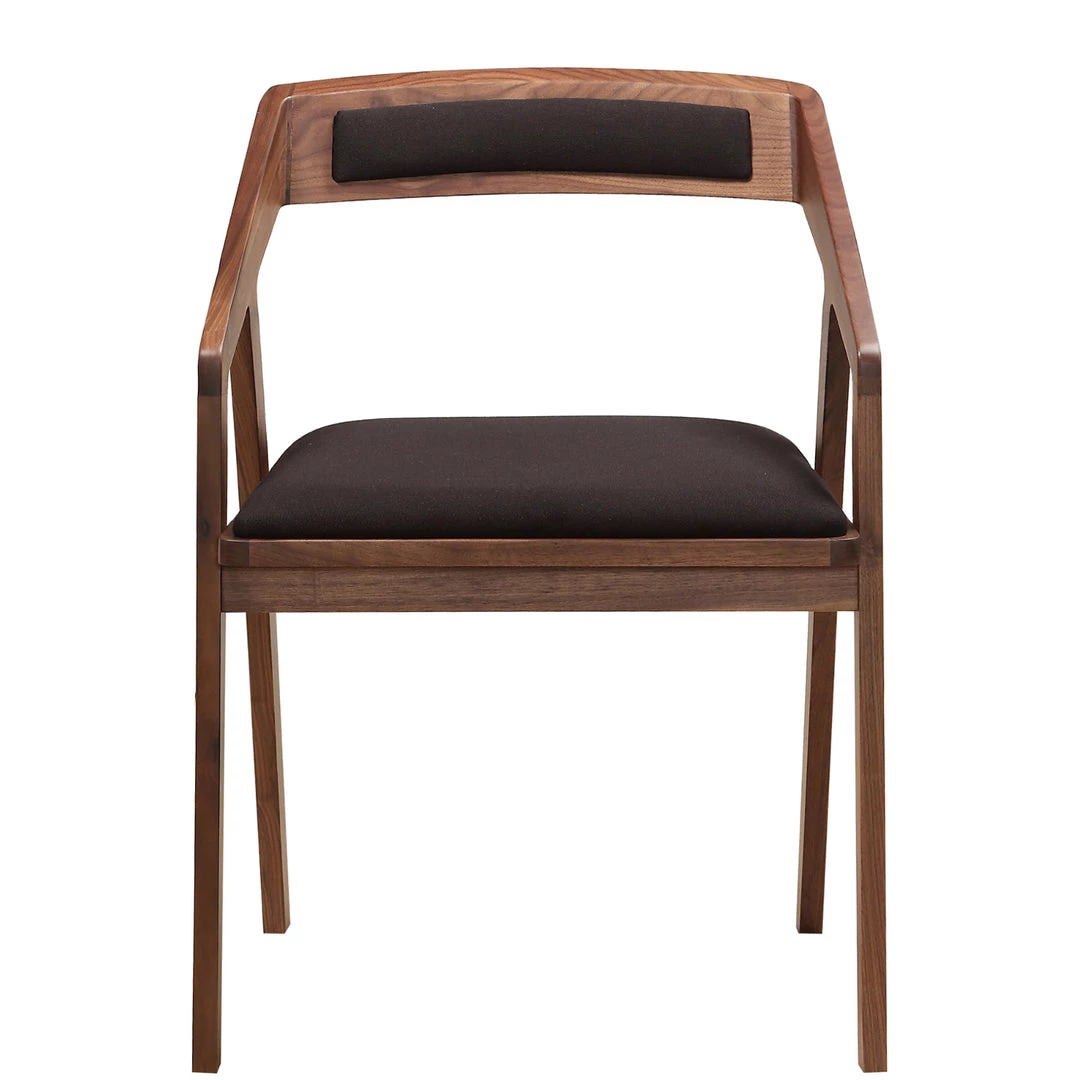 MOES PADMA WALNUT + BLACK DINING CHAIR Furniture 1 MOES PADMA WALNUT + BLACK DINING CHAIR Furniture