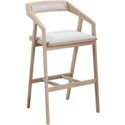 MOES PADMA WHITE OAK BAR STOOL Furniture