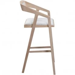 MOES PADMA WHITE OAK BAR STOOL Furniture