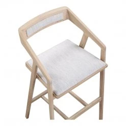 MOES PADMA WHITE OAK BAR STOOL Furniture