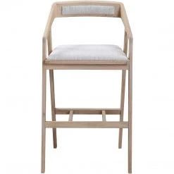MOES PADMA WHITE OAK BAR STOOL Furniture