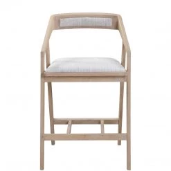 MOES Furniture PADMA WHITE OAK COUNTER STOOL