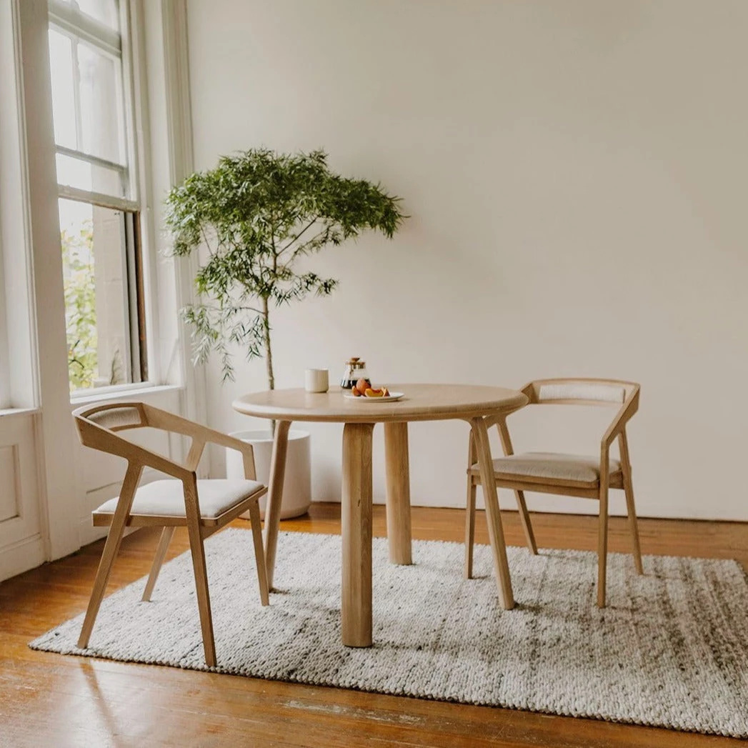 MOES PADMA WHITE OAK DINING CHAIR 3 MOES PADMA WHITE OAK DINING CHAIR