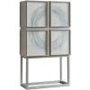 HOOKER KANDIN LINEN PANELED BAR CABINET Furniture