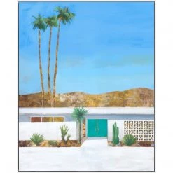 L ART "PALM SPRINGS IV" CANVAS ART Wall Art