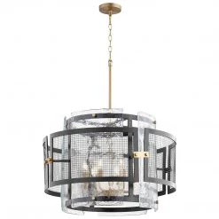 CYAN Lighting PANORAMA NOIR 6 LIGHT CHANDELIER