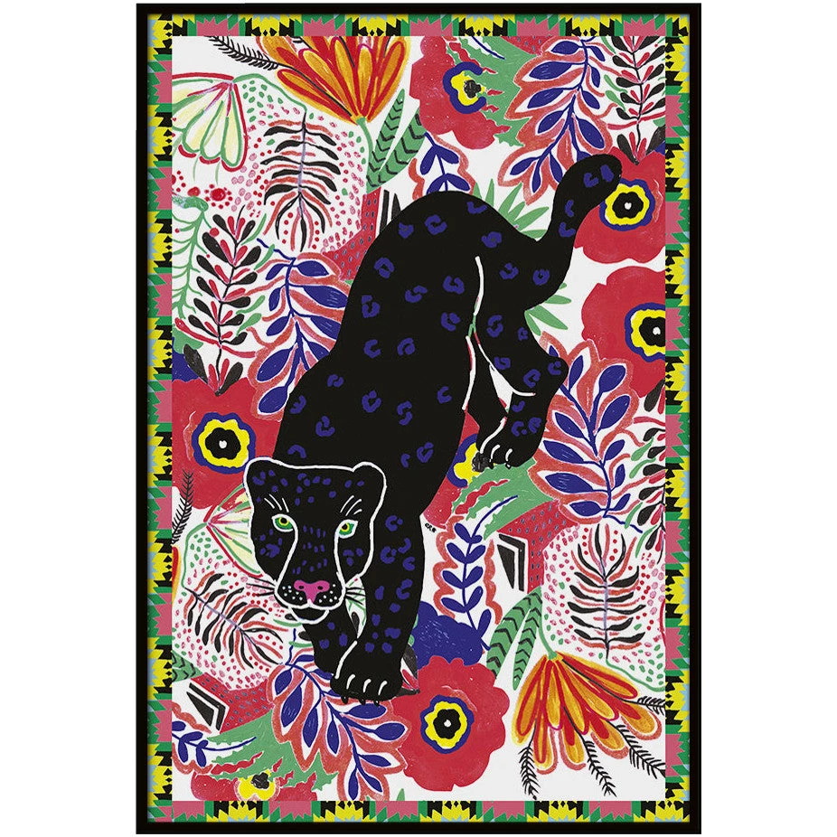 L ART "PANTHER'S WILD LIFE" CANVAS ART Wall Art 1 L ART "PANTHER'S WILD LIFE" CANVAS ART Wall Art