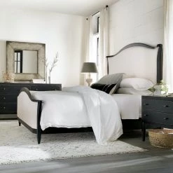HOOKER PARISIAN VINTAGE BED: ANTIQUE BLACK Bedroom