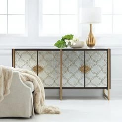 HOOKER PASHA STENCILED EGLOMISE CONSOLE