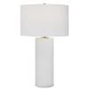 UTTERMOST PATCHWORK WHITE CERAMIC TABLE LAMP Lighting