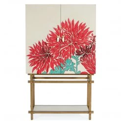HOOKER PATRICIA FLORAL BAR CABINET