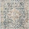 SURYA ERIS RUG: SILVER, TEAL MULTI