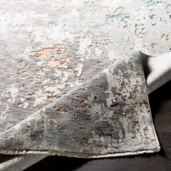 SURYA ELIJA RUG: CHARCOAL MULTI
