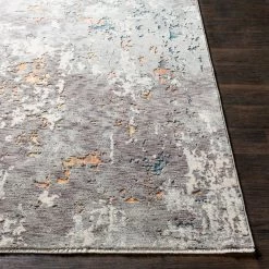SURYA ELIJA RUG: CHARCOAL MULTI