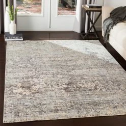 SURYA ELIN RUG: SILVER, STONE MULTI 8 SURYA ELIN RUG: SILVER, STONE MULTI