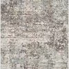SURYA ELIN RUG: CHARCOAL, OLIVE MULTI
