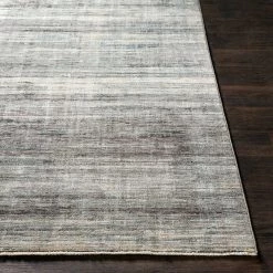 SURYA ELIA RUG: CHARCOAL, OLIVE MULTI