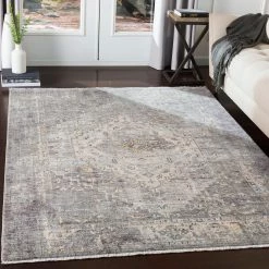 SURYA ERIS RUG: SILVER, STONE MULTI