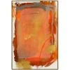 L ART "PERSIMMON SPLASH" CANVAS ART