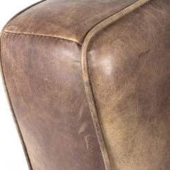 MOES PERTH VINTAGE LEATHER CLUB CHAIR Living Room