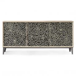 HOOKER PETAL MOSAIC BONE INLAY CONSOLE Furniture