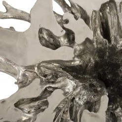 PHILLIPS COLLECTION Furniture OTIS ROOT COFFEE TABLE GLASS SILVER LEAF