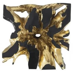 PHILLIPS COLLECTION AGNES ROOT CAST COFFEE TABLE BLACK, GOLD LEAF Furniture 7 PHILLIPS COLLECTION AGNES ROOT CAST COFFEE TABLE BLACK, GOLD LEAF Furniture