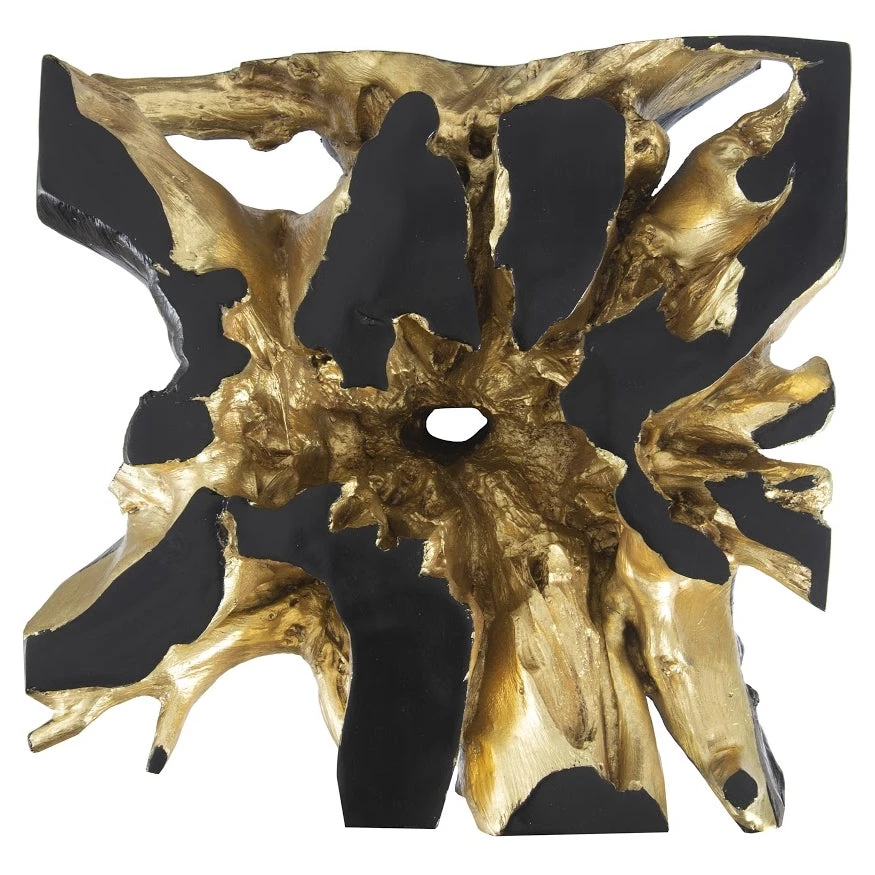PHILLIPS COLLECTION AGNES ROOT CAST COFFEE TABLE BLACK, GOLD LEAF Furniture 4 PHILLIPS COLLECTION AGNES ROOT CAST COFFEE TABLE BLACK, GOLD LEAF Furniture