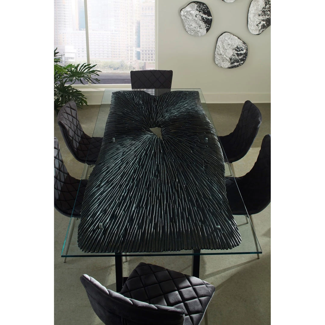 PHILLIPS COLLECTION Furniture CAYMAN DINING CHAIR STEEL, BLACK 6 PHILLIPS COLLECTION Furniture CAYMAN DINING CHAIR STEEL, BLACK