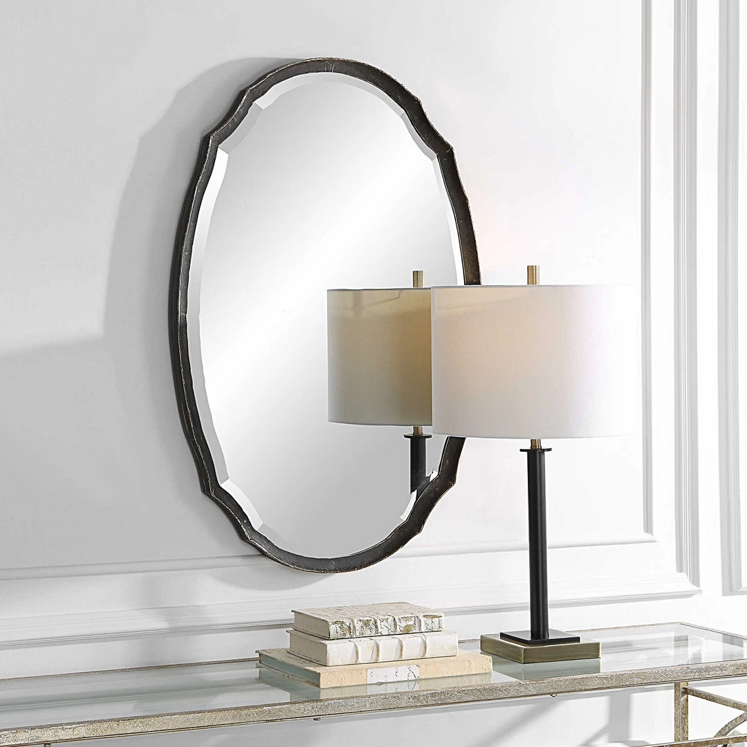 SALT Mirrors PHOEBE OVAL VANITY MIRROR 4 SALT Mirrors PHOEBE OVAL VANITY MIRROR