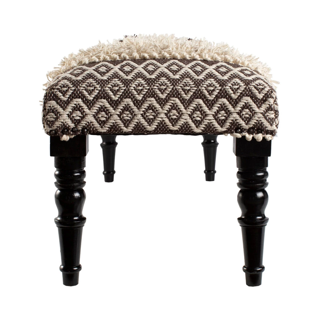 SURYA PILCRO FRINGE UPHOLSTERED BENCH 3 SURYA PILCRO FRINGE UPHOLSTERED BENCH