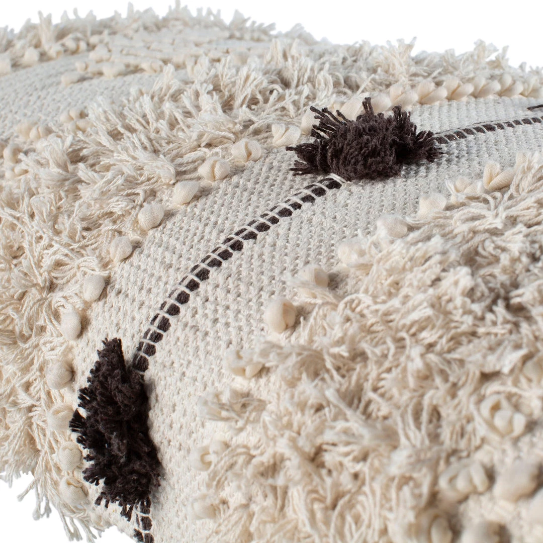 SURYA PILCRO FRINGE UPHOLSTERED BENCH 5 SURYA PILCRO FRINGE UPHOLSTERED BENCH