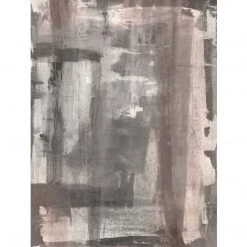 L ART "PINK CLOUD AND GRAY" CANVAS ART Wall Art