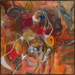 L ART "PINK OPAQUE" CANVAS ART