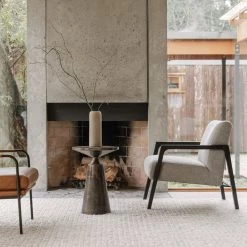 MOES PIP IRIDESCENT ALUMINUM ACCENT TABLE