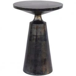 MOES PIP IRIDESCENT ALUMINUM ACCENT TABLE