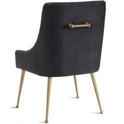 TOV PIPER VELVET SIDE CHAIR Kitchen + Dining