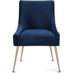 TOV PIPER VELVET SIDE CHAIR Kitchen + Dining