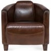 MOES SALZBURG VINTAGE LEATHER CLUB CHAIR